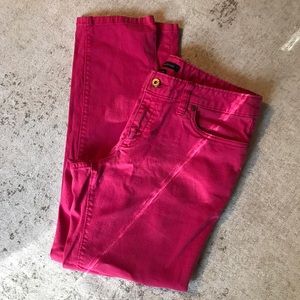 Land’s End Pink Denim Crops